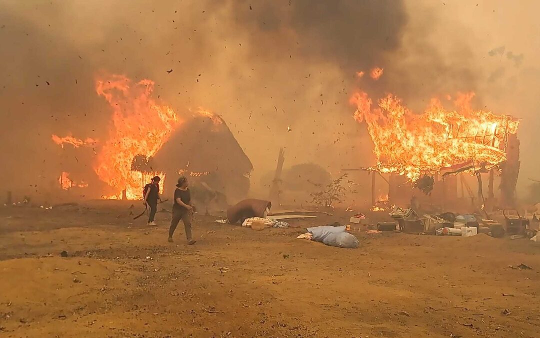 Bolivia burning